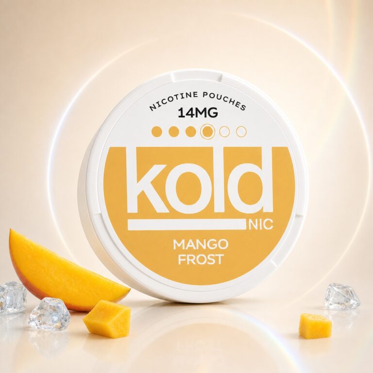 KOLD Mango Frost 14mg Nicotine Pouches tin