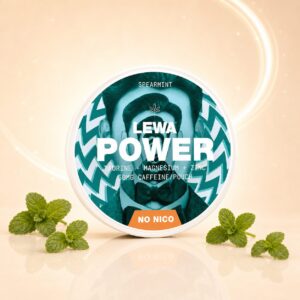 Lewa Spearmint 50mg caffeine pouch tin