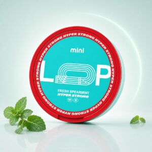 Loop Fresh Spearmint 10.5mg Nicotine Pouches — 10.5mg nicotine per pouch, mini format, 20 pouches