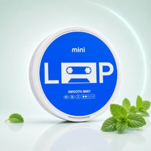 Loop Smooth Mint 6.7mg Nicotine Pouches — 6.7mg nicotine per pouch, mini format, 20 pouches