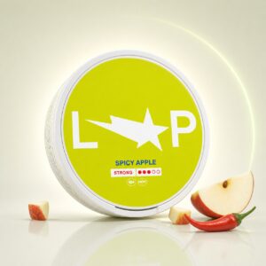 Loop Spicy Apple 9.4mg Nicotine Pouches — 9.4mg nicotine per pouch, slim format, 22 pouches