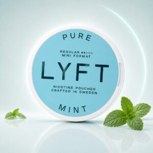 Lyft Pure Mint 6mg Nicotine Pouches — 6mg nicotine per pouch, mini format, 20 pouches