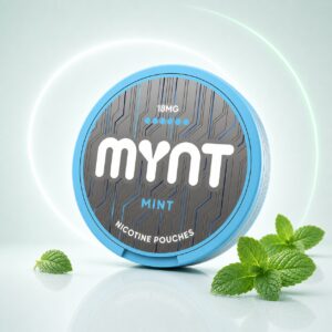 MYNT Mint 18mg Nicotine Pouches — 18mg nicotine per pouch, slim format, 20 pouches