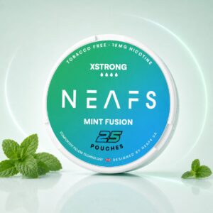 Neafs Mint Fusion 16mg Nicotine Pouches — 16mg nicotine per pouch, slim format, 25 pouches