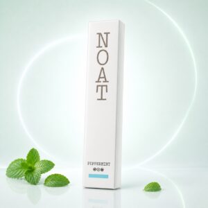NOAT Peppermint 7mg Nicotine Pouches — 7mg nicotine per pouch, slim format, 20 pouches