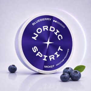 Nordic Spirit Blueberry 6mg Nicotine Pouches — 6mg nicotine per pouch, slim format, 20 pouches