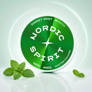 Nordic Spirit Sweet Mint Mellow Mini 4mg — 4mg nicotine per pouch, mini format, 14 pouches