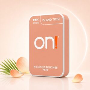 On! Island Twist Strong Mini 6mg — 6mg nicotine per pouch, mini format, 20 pouches