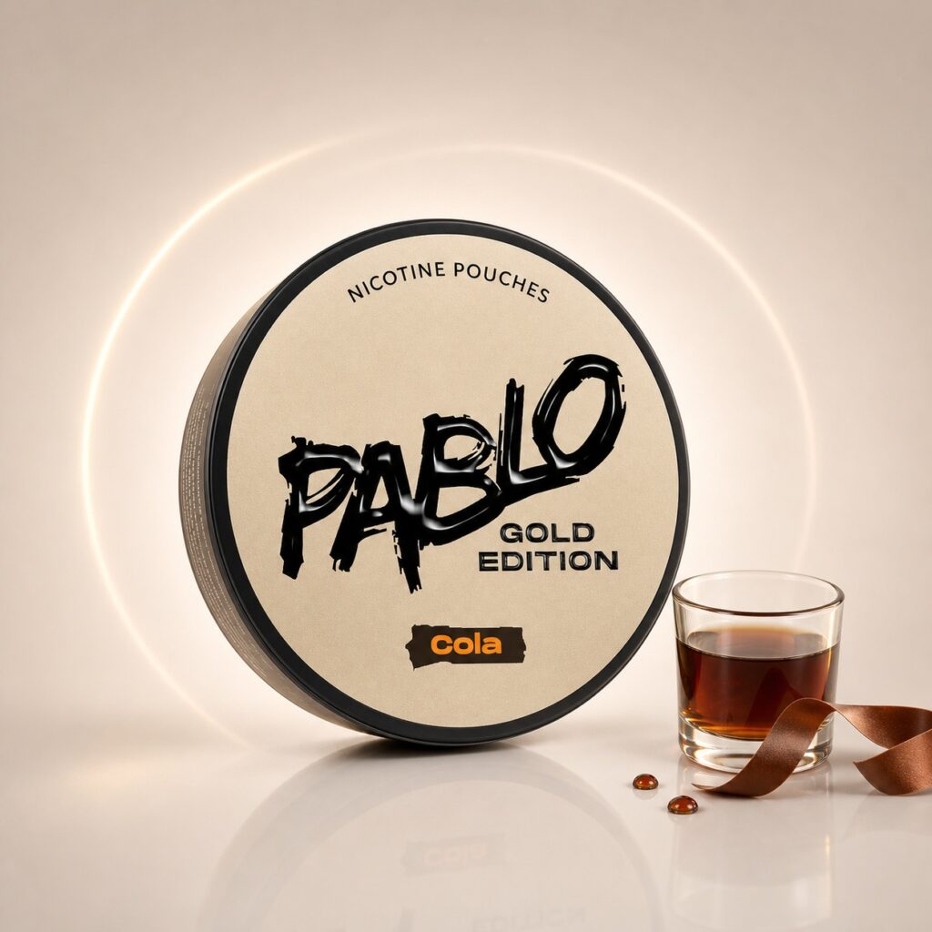 Pablo Cola 17mg Nicotine Pouches — 17mg nicotine per pouch, slim format, 20 pouches