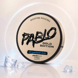 Pablo Frosted Ice 17mg Nicotine Pouches — 17mg nicotine per pouch, slim format, 20 pouches