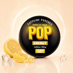 POP Citrus Chill 100mg caffeine pouch tin