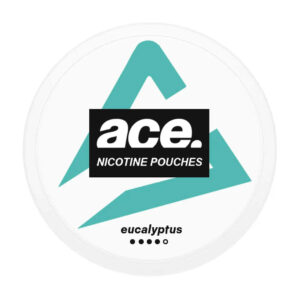Ace Eucalyptus 6mg Nicotine Pouches — 6mg nicotine per pouch, slim format, 20 pouches