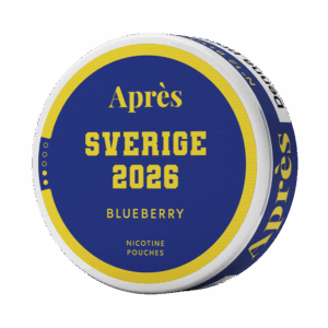 Après Blueberry 4.4mg — 4.4mg nicotine per pouch, slim format, 20 pouches