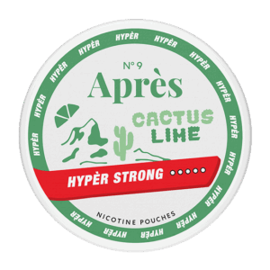 Après - Cactus Lime — 11mg nicotine per pouch, slim format, 20 pouches