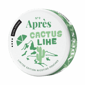 Après Cactus Lime Extra Strong 8.3mg — 8.3mg nicotine per pouch, slim format, 20 pouches