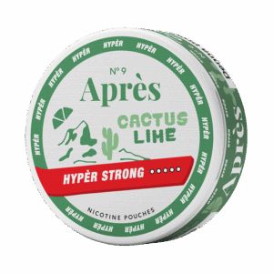 Après Cactus Lime Hypèr Strong 11mg — 11mg nicotine per pouch, slim format, 20 pouches