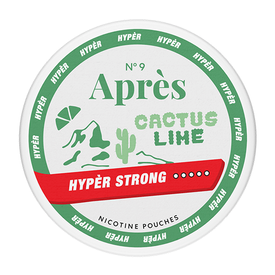 Après - Cactus Lime — 11mg nicotine per pouch, slim format, 20 pouches