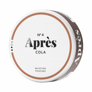 Après Cola 4.4mg — 4.4mg nicotine per pouch, slim format, 20 pouches