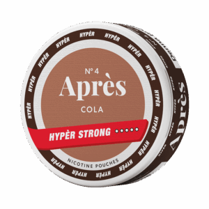 Après Cola Hypèr Strong 11mg — 11mg nicotine per pouch, slim format, 20 pouches