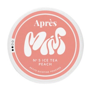 Apres Ice Tea Peach 3.2mg Nicotine Pouches — 3.2mg nicotine per pouch, mini format, 20 pouches