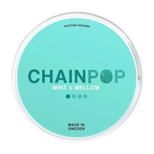 Chainpop Mint & Mellow 5mg Nicotine Pouches — 5mg nicotine per pouch, slim format, 20 pouches