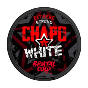 Chapo Brutal Cold 10.4mg Nicotine Pouches — 10.4mg nicotine per pouch, slim format, 30 pouches
