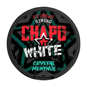 Chapo Crystal Menthol 10.4mg Nicotine Pouches — 10.4mg nicotine per pouch, slim format, 30 pouches