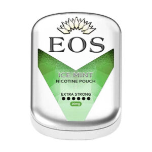 Eos Ice Mint 20mg Nicotine Pouches — 20mg nicotine per pouch, slim format, 20 pouches