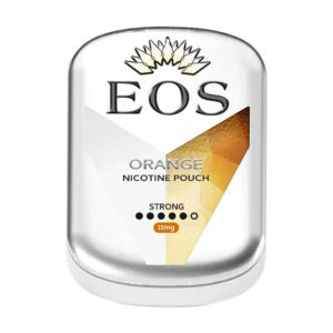 Eos Orange 15mg Nicotine Pouches — 15mg nicotine per pouch, slim format, 20 pouches