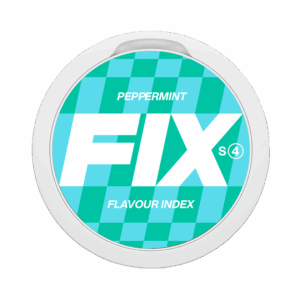 FIX Peppermint 11.2mg — 11.2mg nicotine per pouch, slim format, 20 pouches