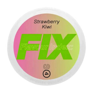 Fix Strawberry Kiwi 9.8mg Nicotine Pouches — 9.8mg nicotine per pouch, slim format, 20 pouches