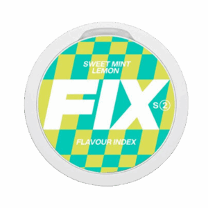 FIX Sweet Mint Lemon 5.6mg — 5.6mg nicotine per pouch, slim format, 20 pouches