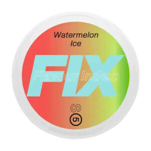 Fix Watermelon Ice 11.5mg Nicotine Pouches — 11.5mg nicotine per pouch, slim format, 20 pouches