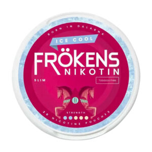 Frokens Ice Cool 3mg Nicotine Pouches — 3mg nicotine per pouch, slim format, 20 pouches