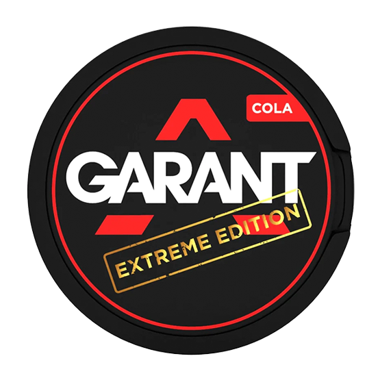 GARANT - Cola Extreme — 25mg nicotine per pouch, slim format, 27 pouches