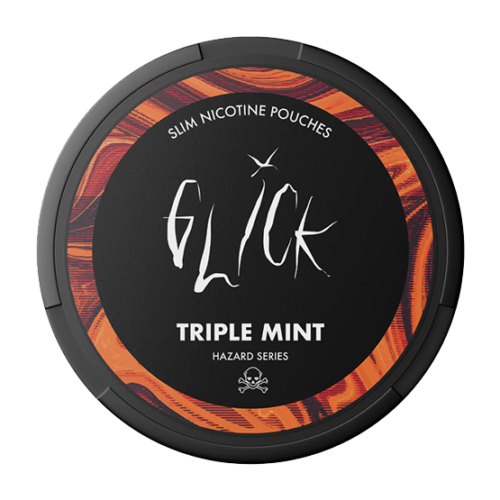 GLICK - Triple Mint 25mg — 25mg nicotine per pouch, slim format, 20 pouches