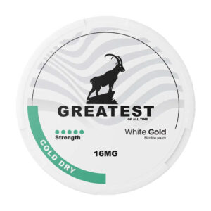 GREATEST Cold Dry 11.7mg Nicotine Pouches — 11.7mg nicotine per pouch, slim format, 20 pouches