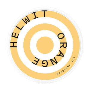 Helwit Orange 4.5mg Nicotine Pouches — 4.5mg nicotine per pouch, slim format, 20 pouches