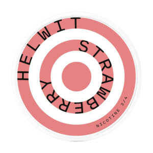 Helwit Strawberry 4.5mg Nicotine Pouches — 4.5mg nicotine per pouch, slim format, 20 pouches