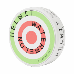 Helwit Watermelon 3.5mg — 3.5mg nicotine per pouch, slim format, 20 pouches