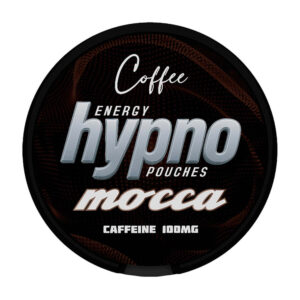 Hypno Mocca 100mg Nicotine Pouches — 100mg nicotine per pouch, slim format, 21 pouches