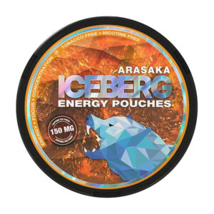 Iceberg Arasaka 150mg Nicotine Pouches — 150mg nicotine per pouch, slim format, 20 pouches