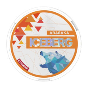 Iceberg Arasaka 35mg Nicotine Pouches — 35mg nicotine per pouch, slim format, 20 pouches