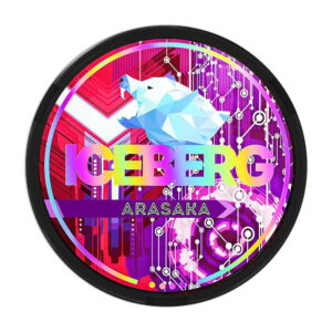 Iceberg Arasaka 40mg Nicotine Pouches — 40mg nicotine per pouch, slim format, 20 pouches