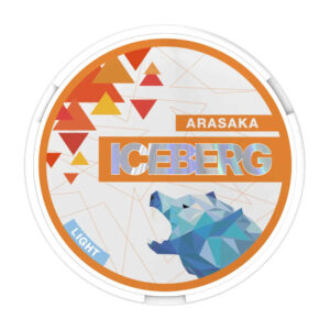 Iceberg Arasaka 6mg Nicotine Pouches — 6mg nicotine per pouch, slim format, 20 pouches