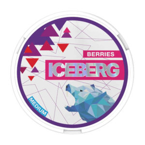 Iceberg Berries 12mg Nicotine Pouches — 12mg nicotine per pouch, slim format, 20 pouches
