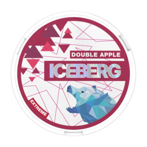 Iceberg Double Apple 35mg Nicotine Pouches — 35mg nicotine per pouch, slim format, 20 pouches