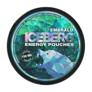 Iceberg Emerald 150mg Nicotine Pouches — 150mg nicotine per pouch, slim format, 20 pouches