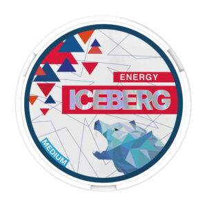 Iceberg Energy 12mg Nicotine Pouches — 12mg nicotine per pouch, slim format, 20 pouches
