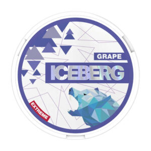 Iceberg Grape 35mg Nicotine Pouches — 35mg nicotine per pouch, slim format, 20 pouches